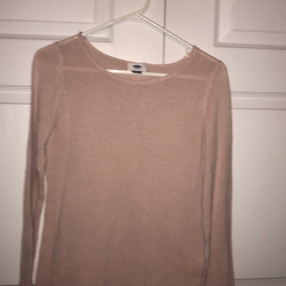 pink sweater